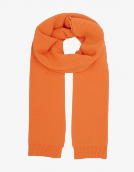 Colorful Standard Wool Scarf Burned Orange